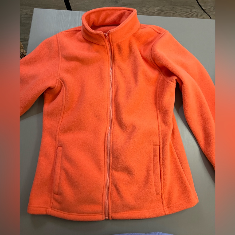 SUMMER SALE: Amazon Essentials Women's Fleece Two Pullovers - Purple and Orange - Picture 6 of 9